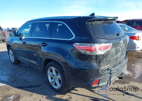 2015 Toyota Highlander Limited Platinum V6 z USA, uszkodzony, nr VIN 5TDDKRFH3FS101911